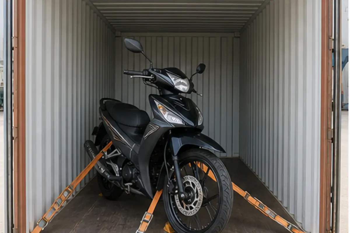 Motosikal kontena